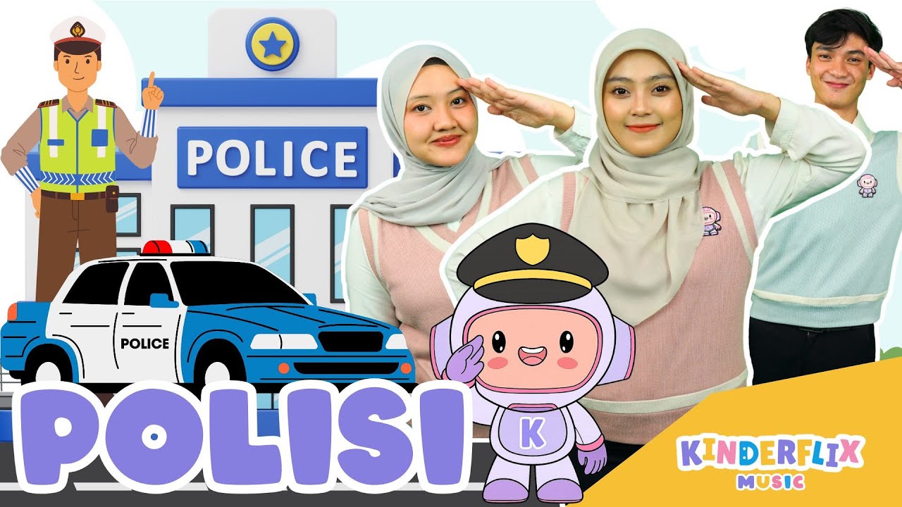 Polisi - Lagu Anak dan Balita Indonesia | Original Song - Kinderflix Music