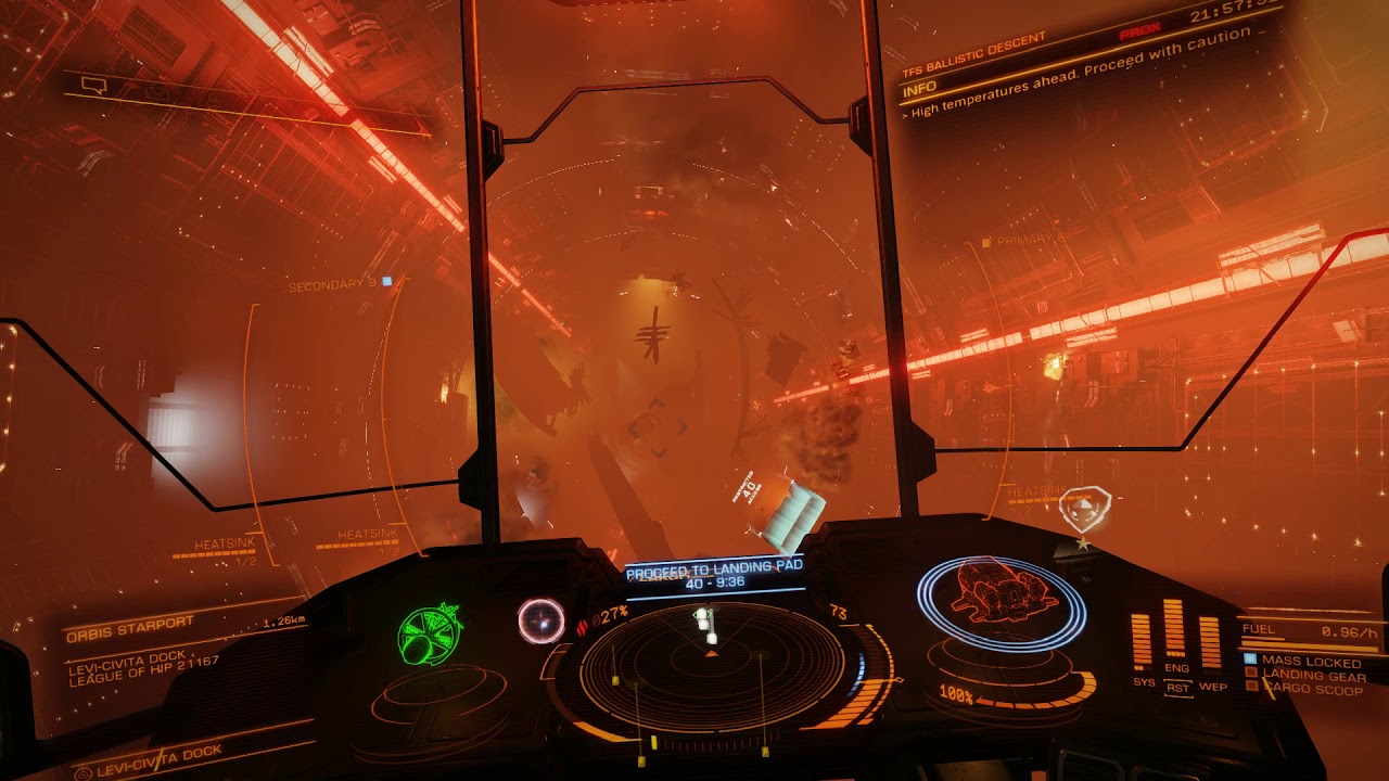 Elite Dangerous - Burning Station rescue flight