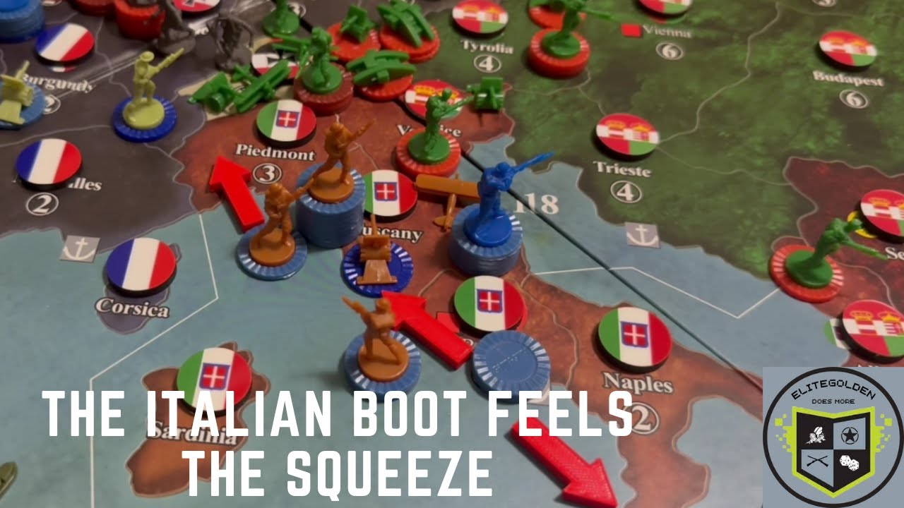 Axis and Allies 1914 - Operation Schlieffen - Italy & USA 11.7