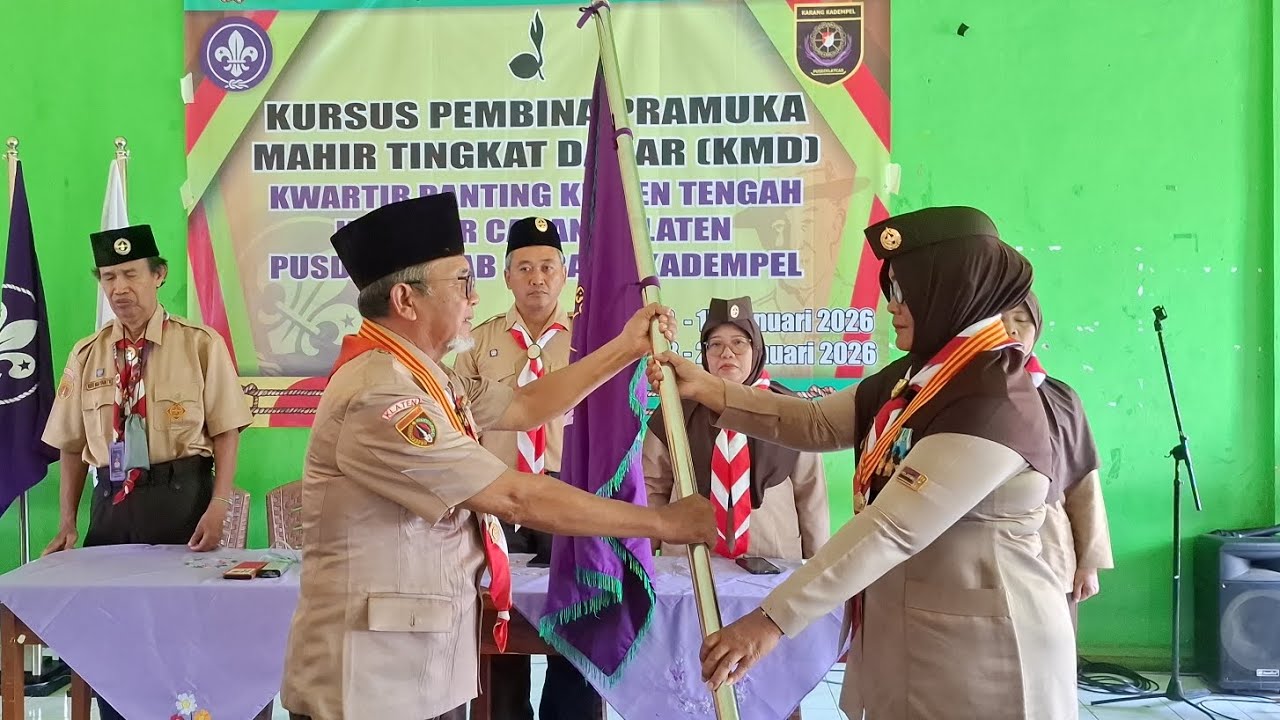 Upacara Penutupan | Kursus Pembina Pramuka Mahir Tingkat Dasar (KMD) 2026 | Klaten Tengah