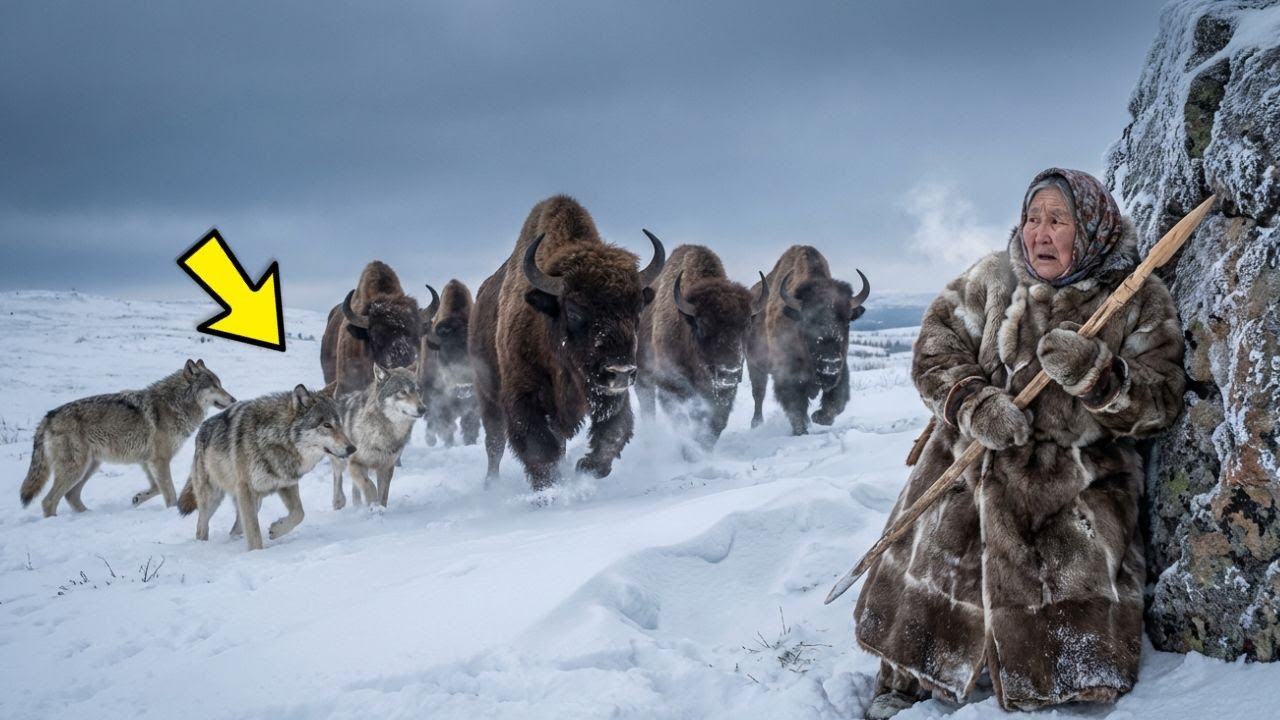 WDOWA JAKUTKA Stawia czoła 14 GIGANTYCZNYM BAWOŁOM przy -71°C, by Uratować głodującą WIEŚ ale…