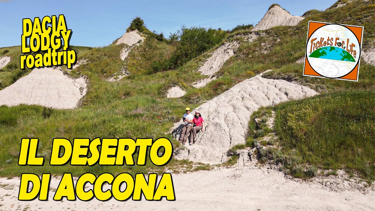 Il deserto italiano di Accona | Le Crete Senesi | Dacia Lodgy camperizzata Vlog (Tickets for Life)