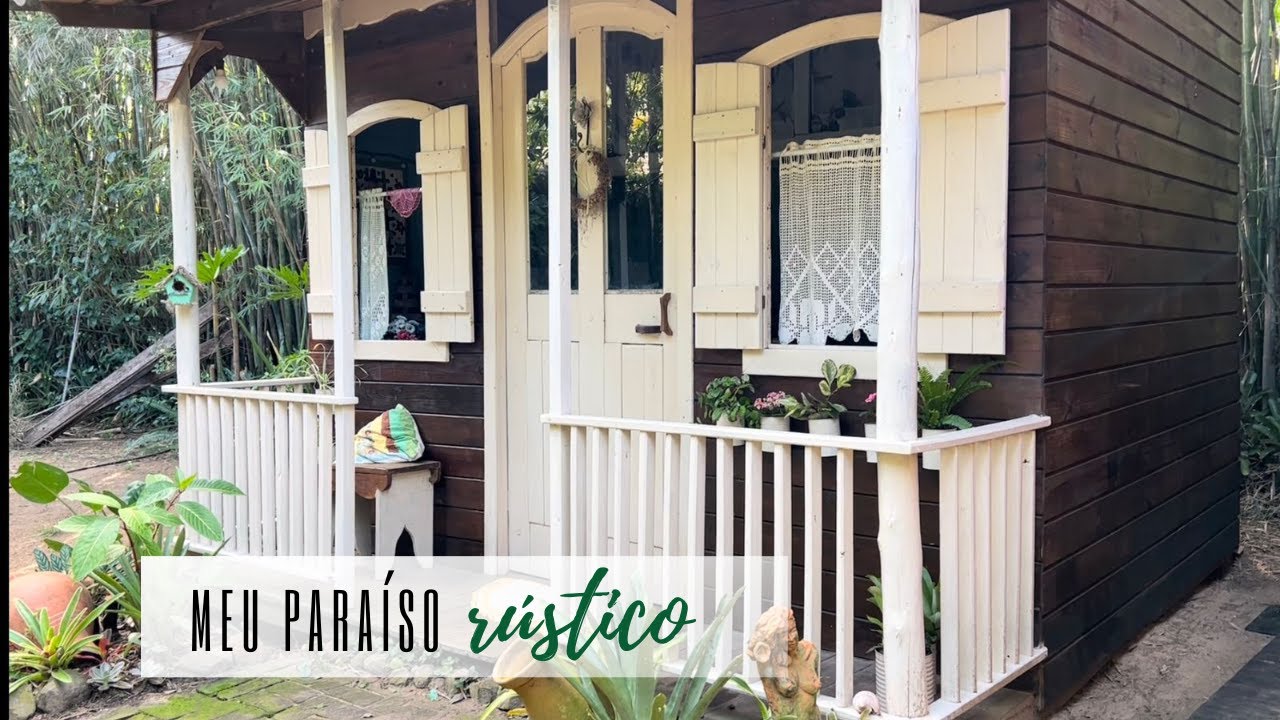 Bela tiny house lavanderia, laundry cottage no estilo farmhose