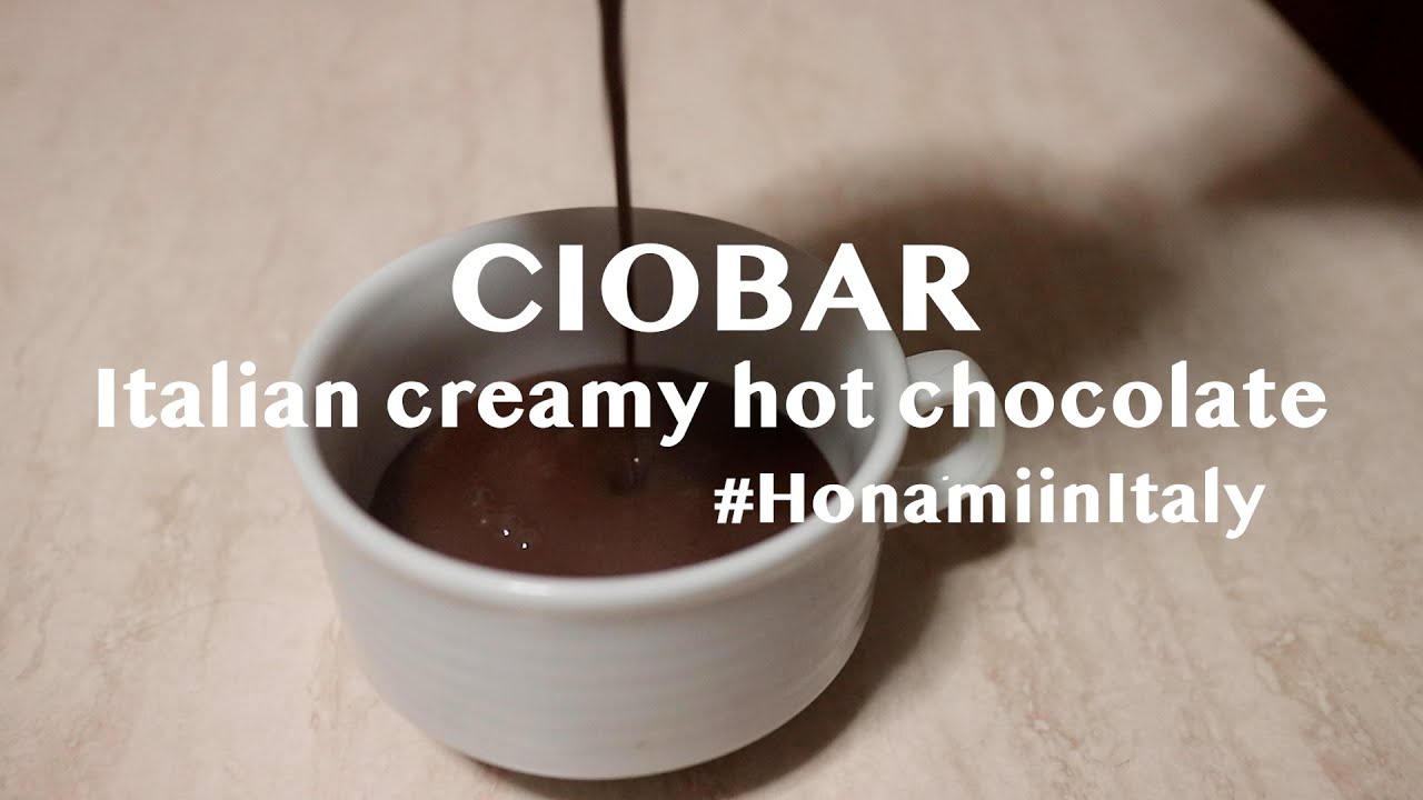 【recipe】CIOBAR - ITALIAN CREAMY HOT CHOCOLATE COOKING VIDEO - イタリアのホットチョコレート チョバール作ってみました！