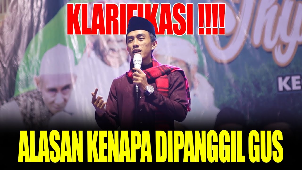 KLARIFIKASI??? KENAPA AHKAM DI PANGGIL GUS???