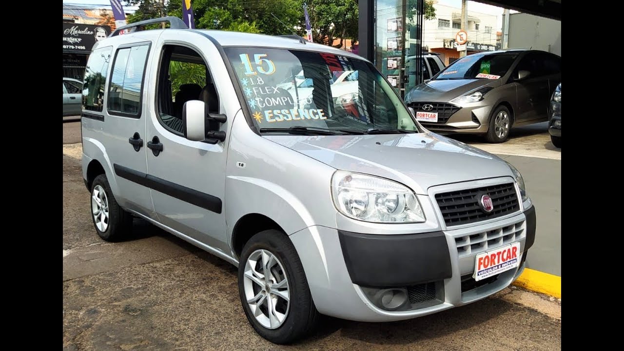 FIAT DOBLÔ ESSENCE 1.8 FLEX MANUAL - 7 LUGARES - 2015