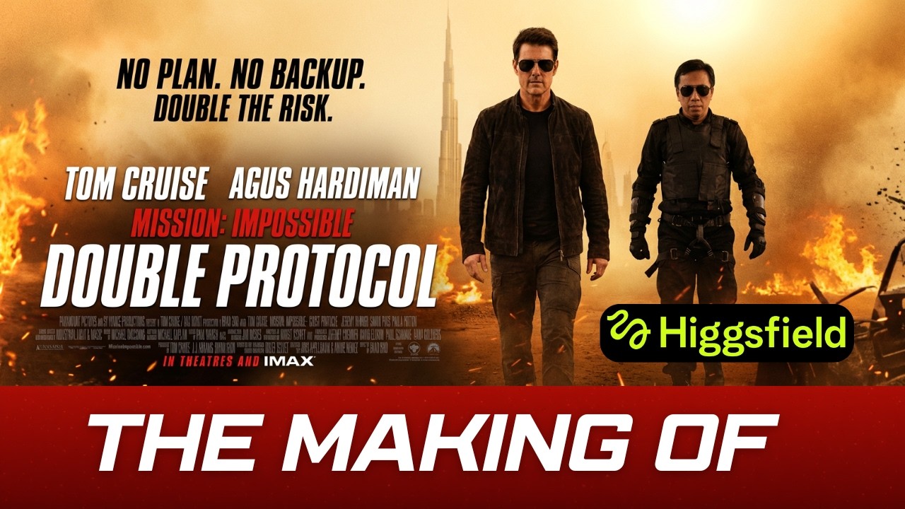 GILA! Bikin Film Action Ala MISSION: IMPOSSIBLE Pakai AI (HOLLYWOOD Look!) | HIGGSFIELD AI