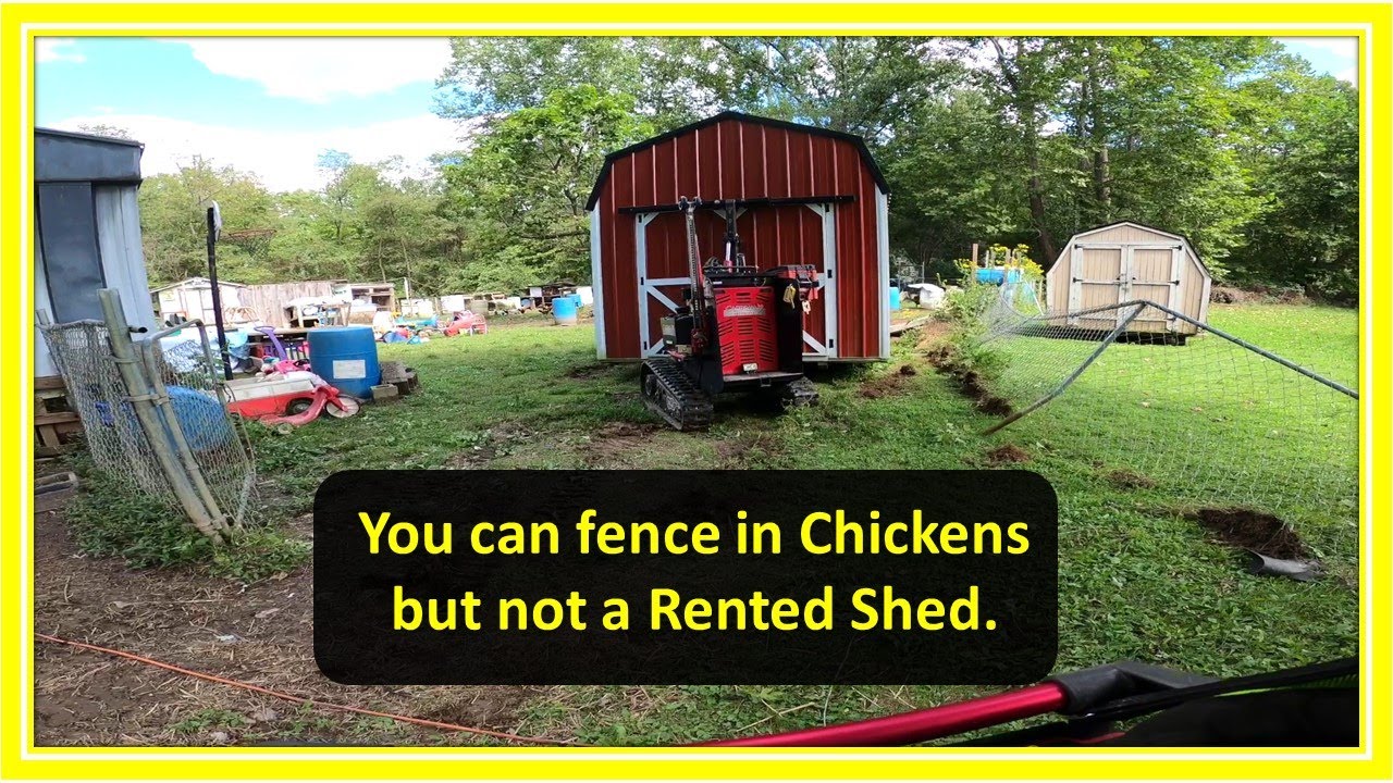 Shed Repo #77  The One With A Fence Around It..