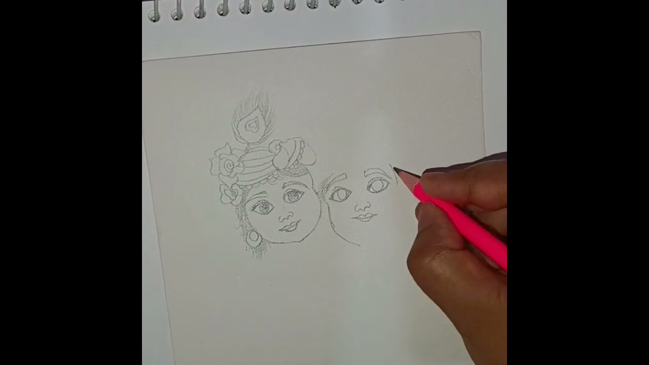 Cute Radha Krishna Drowning #tranding #viral