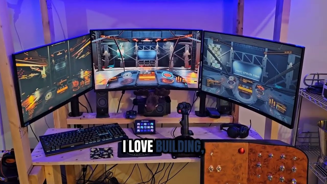 CMDR Padres Sim Rig Setup - #elitedangerous @atsaccessories1