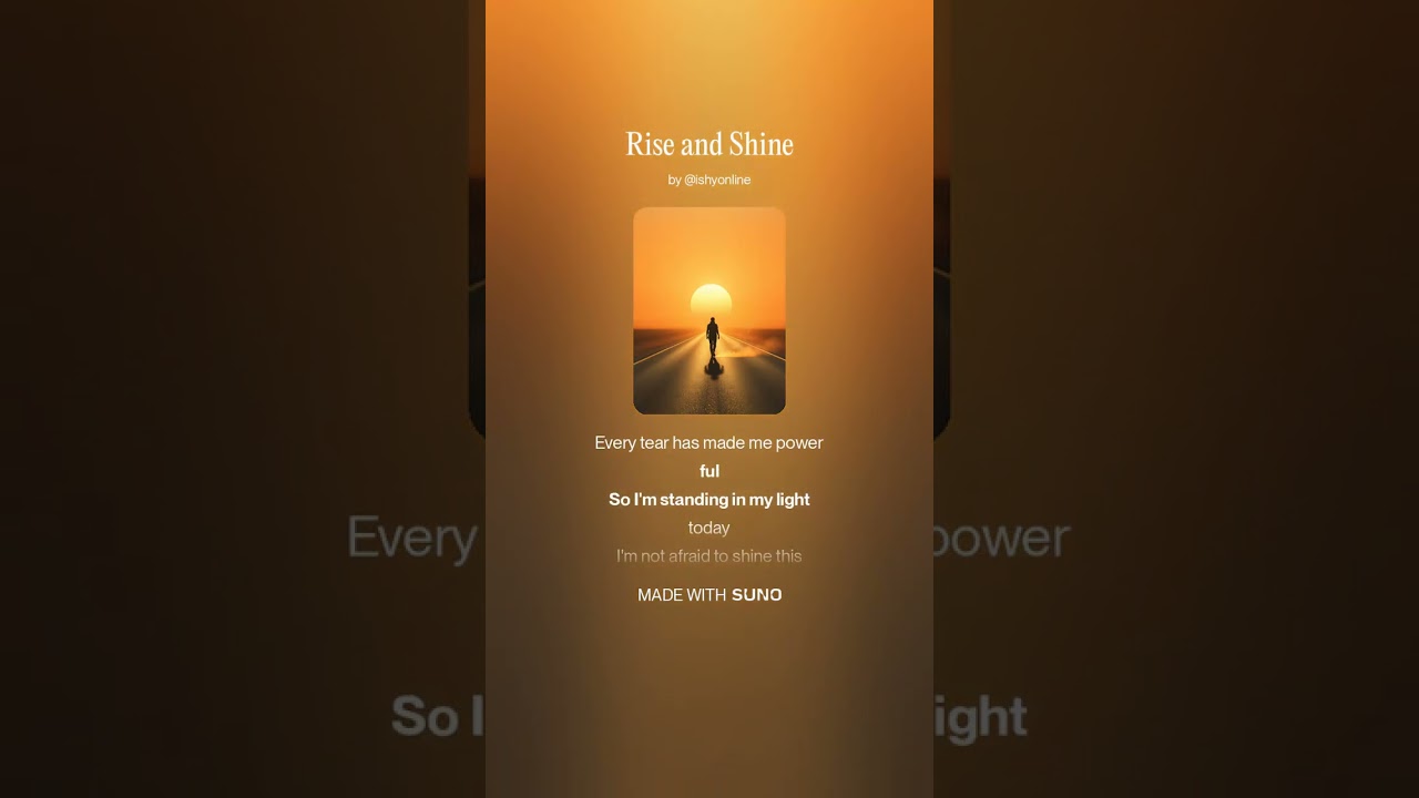 Rise and Shine - AI Music by Ishy