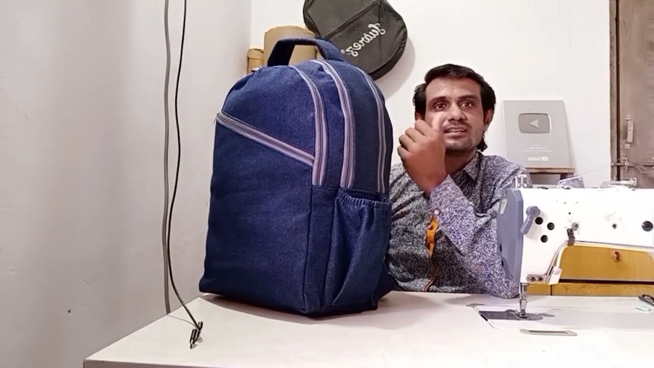 how to make school bag at home || diy school bag