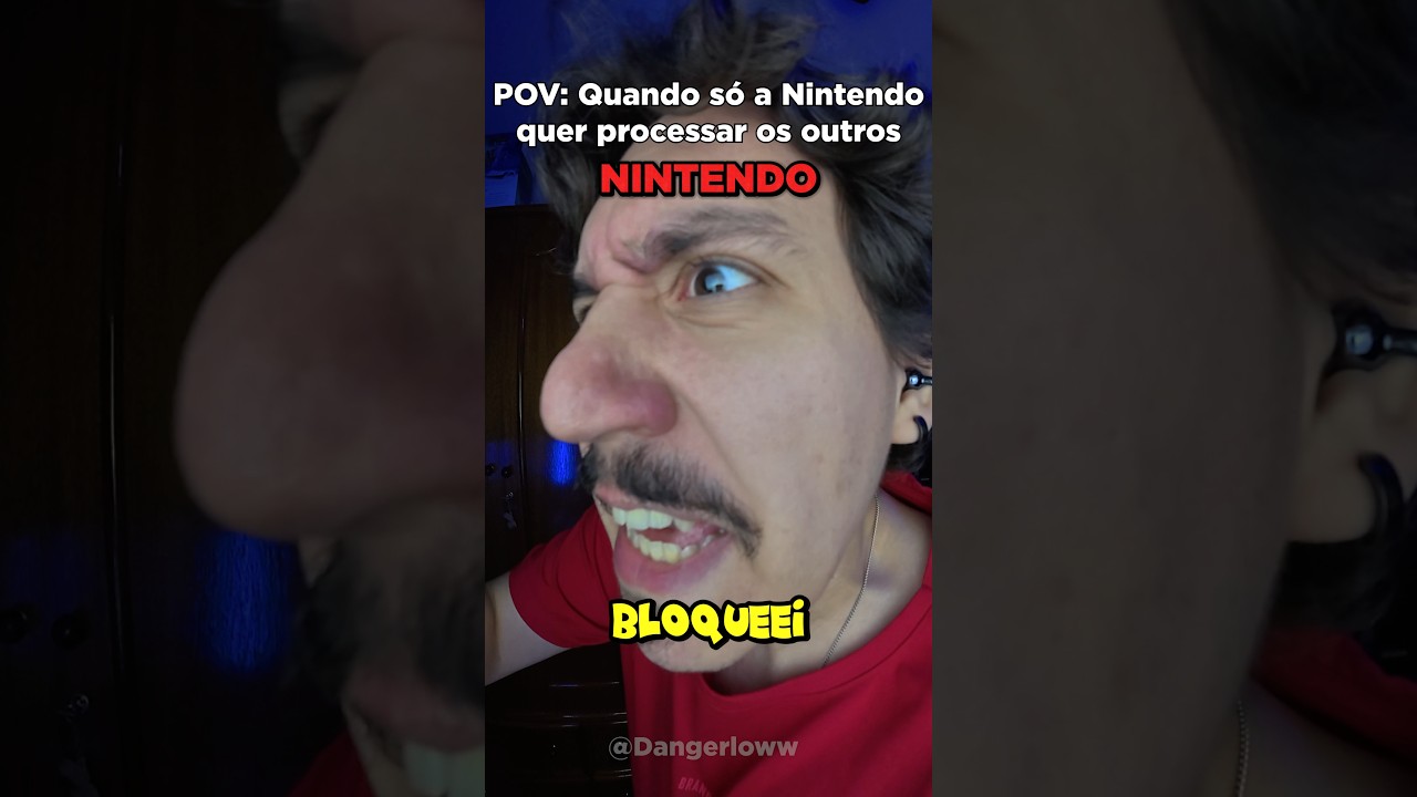 🔥Quando tentam processar a Nintendo 😱