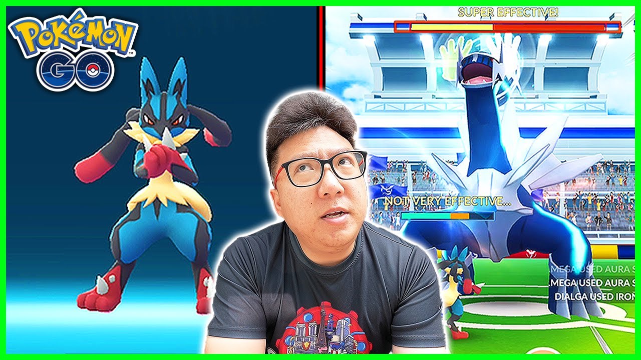 Maximum Damage Mega Lucario Solos Dialga, BUT!!! - Pokemon GO