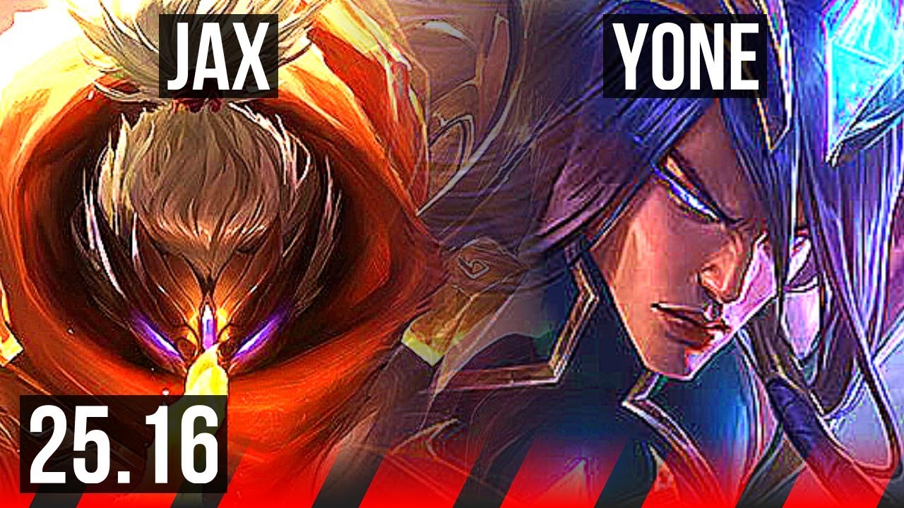 JAX vs YONE (TOP) | KR Master | 25.16