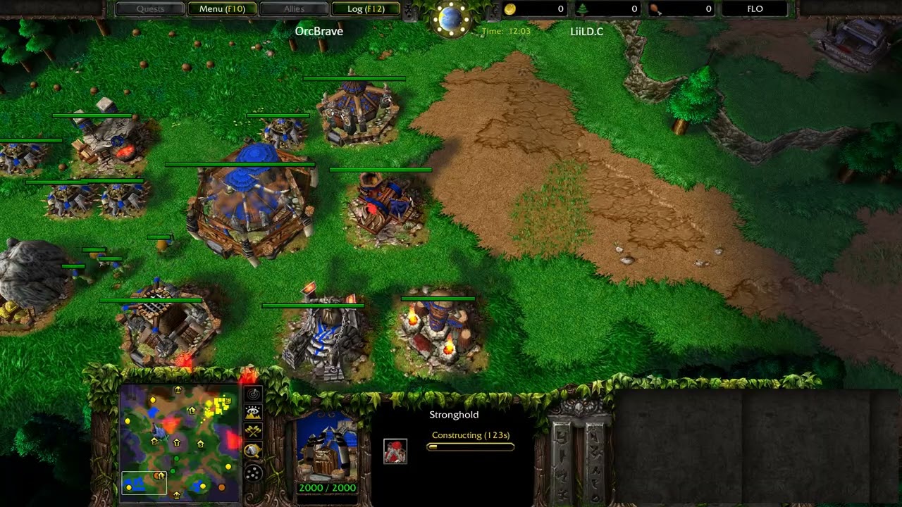 LiiLD.C (NE) vs Orcbrave (ORC) - Going Full Tauren - Recommended - WC4306