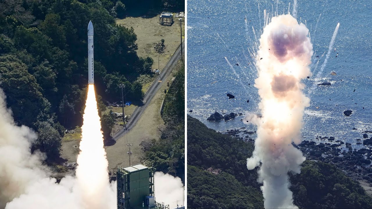 Watch: Japan&rsquo;s Space One Rocket Explodes During Launch | WSJ News