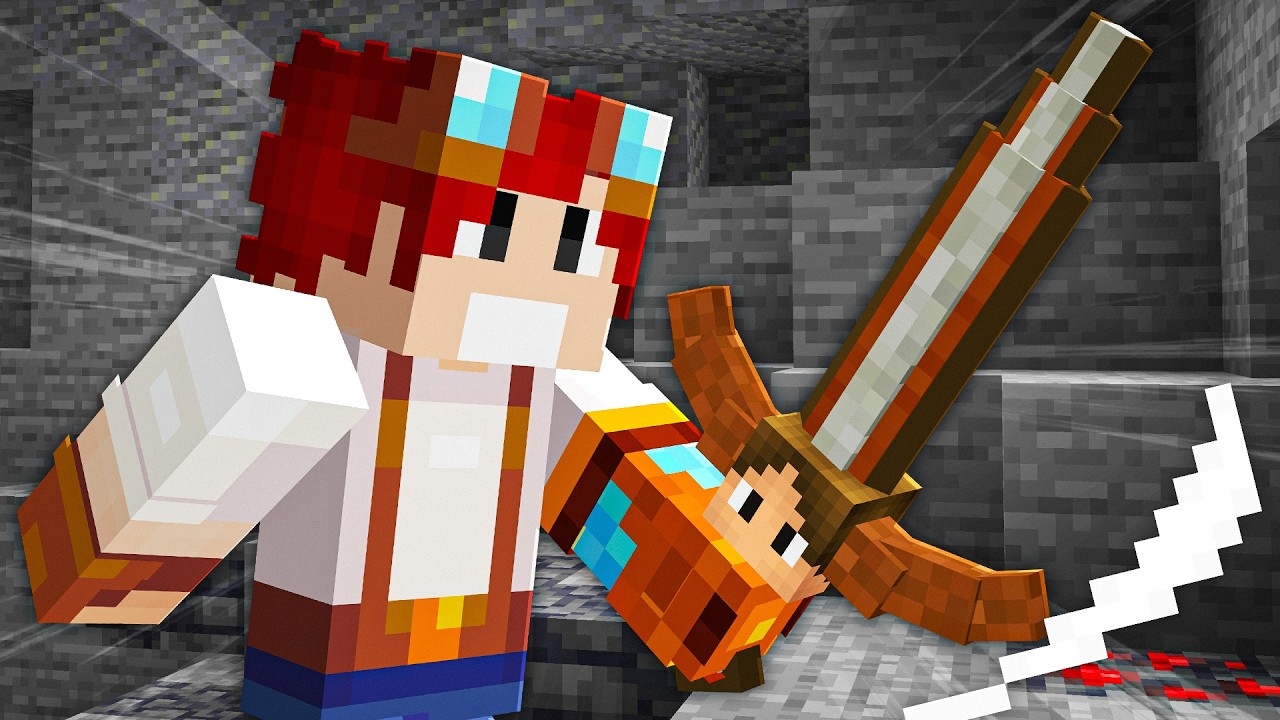 testei ESPADAS dos YOUTUBERS de MINECRAFT
