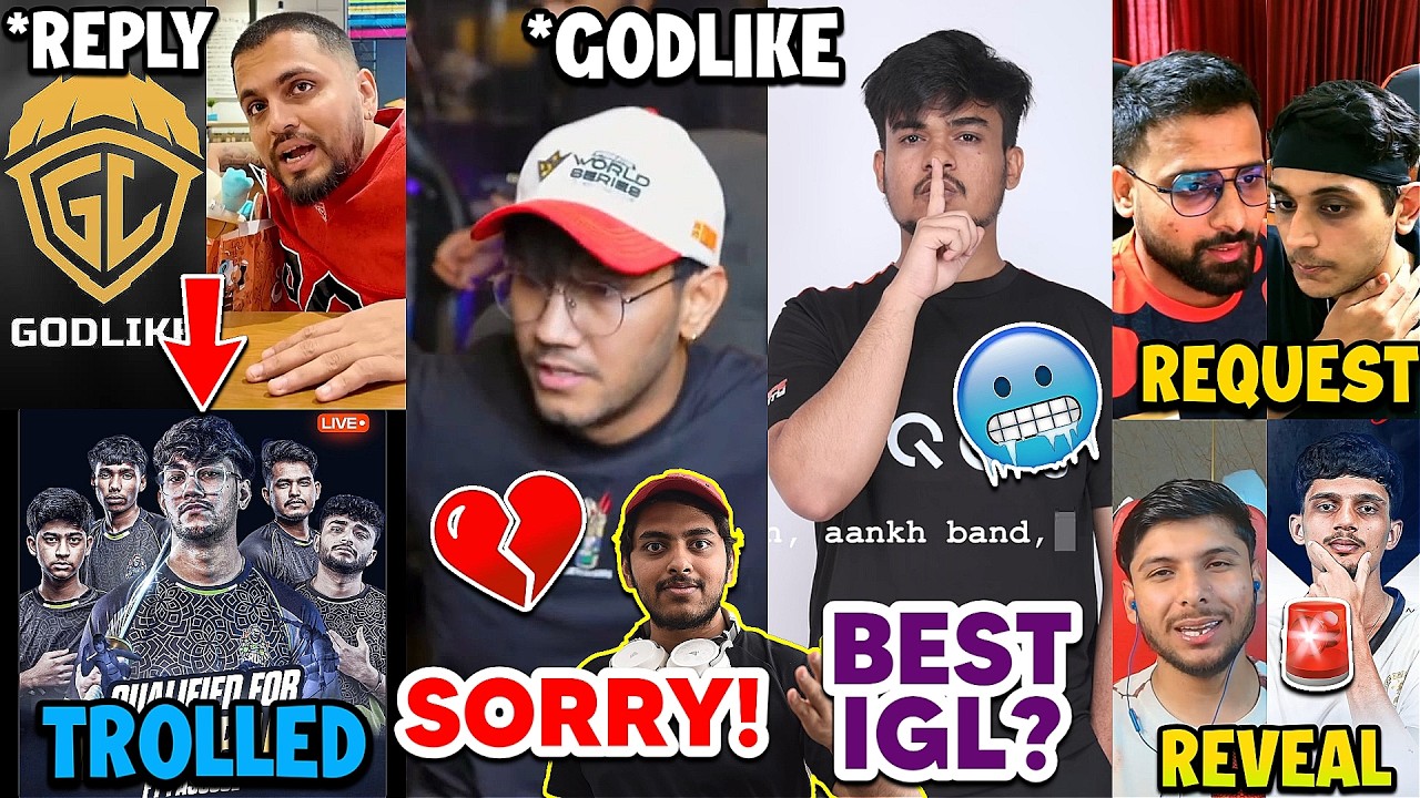 Godlike vs S8UL Troll - Pahadi Reply?🥶 SID Reacts on Godl Troll 😳 TG Mafia, Legend Hate 🚨 Leaks?✅