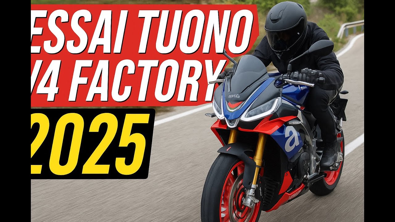 🔥 Essai APRILIA TUONO V4 FACTORY 2025 : la Superbike de la route !