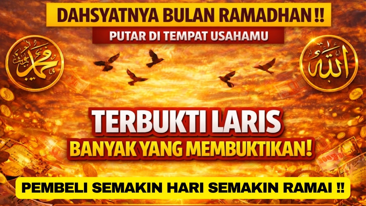 DAHSYATNYA RAMADHAN! USAHAMU MELEDAK Pembeli Ramai Terus Rezeki Datang Tak Terduga untuk Usahamu!!