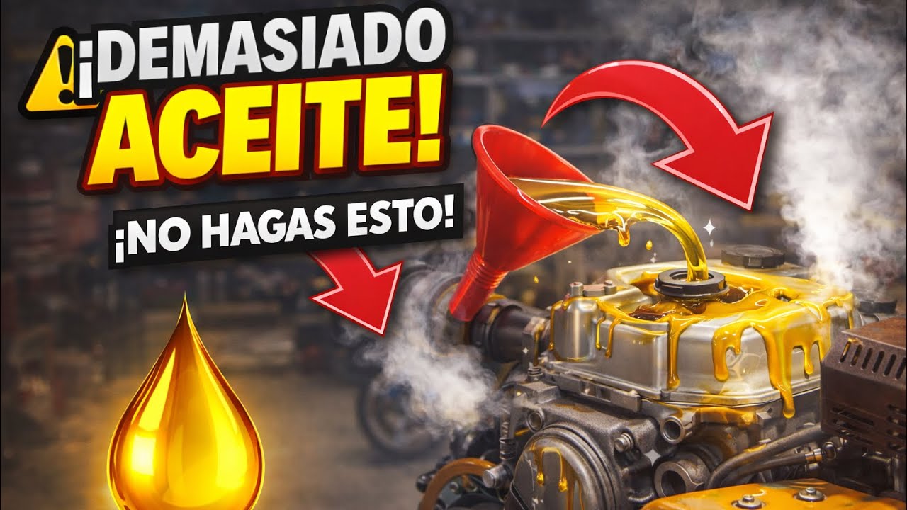 Demasiado Aceite en Motor ❌ Como Solucionarlo!!!