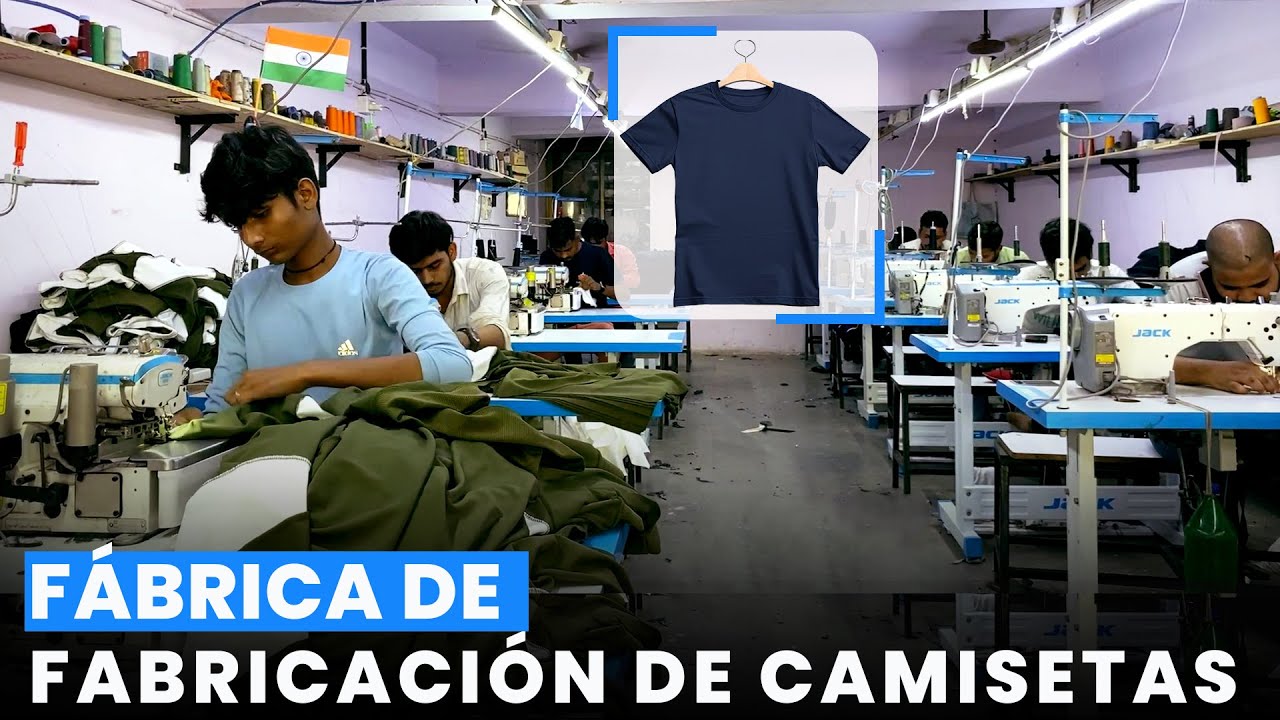 Fábrica de camisetas | cómo se hacen las camisetas | Planta de producción de camisetas