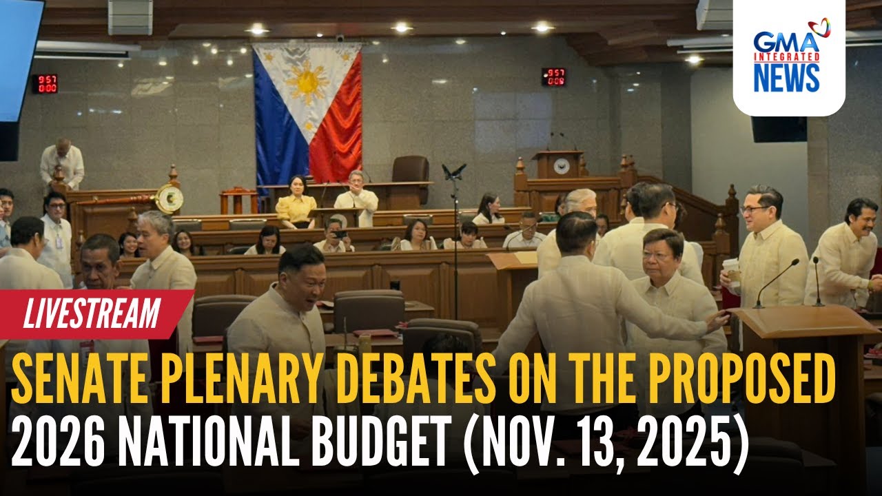 LIVE - Senate plenary debates on the proposed 2026...(Nov. 13) - Replay| GMA Integrated News
