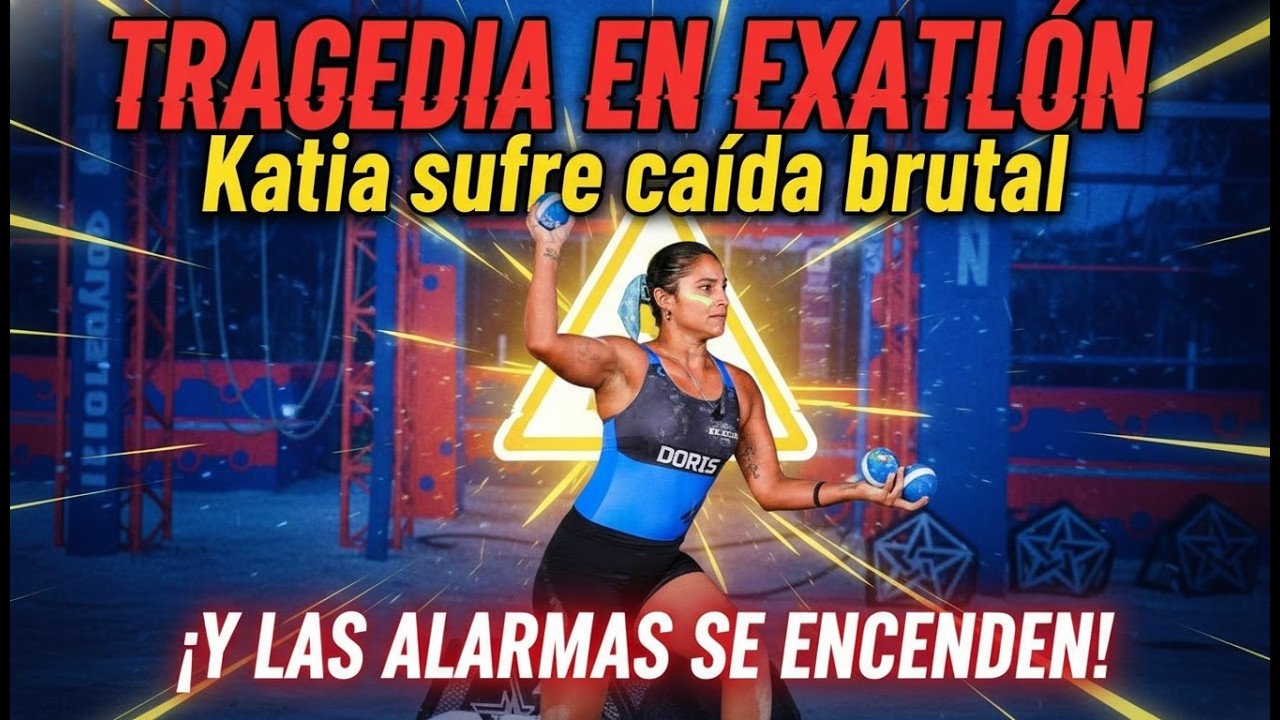 Tragedia en Exatlón Katia sufre caída brutal y las alarmas se encienden