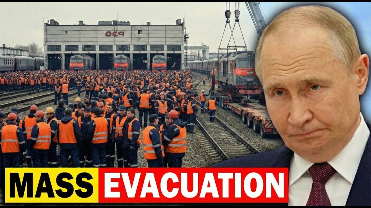 Putin's Worst Fear Is Here: 700,000 Workers Turn on Putin as Railway Industry Bankrupting