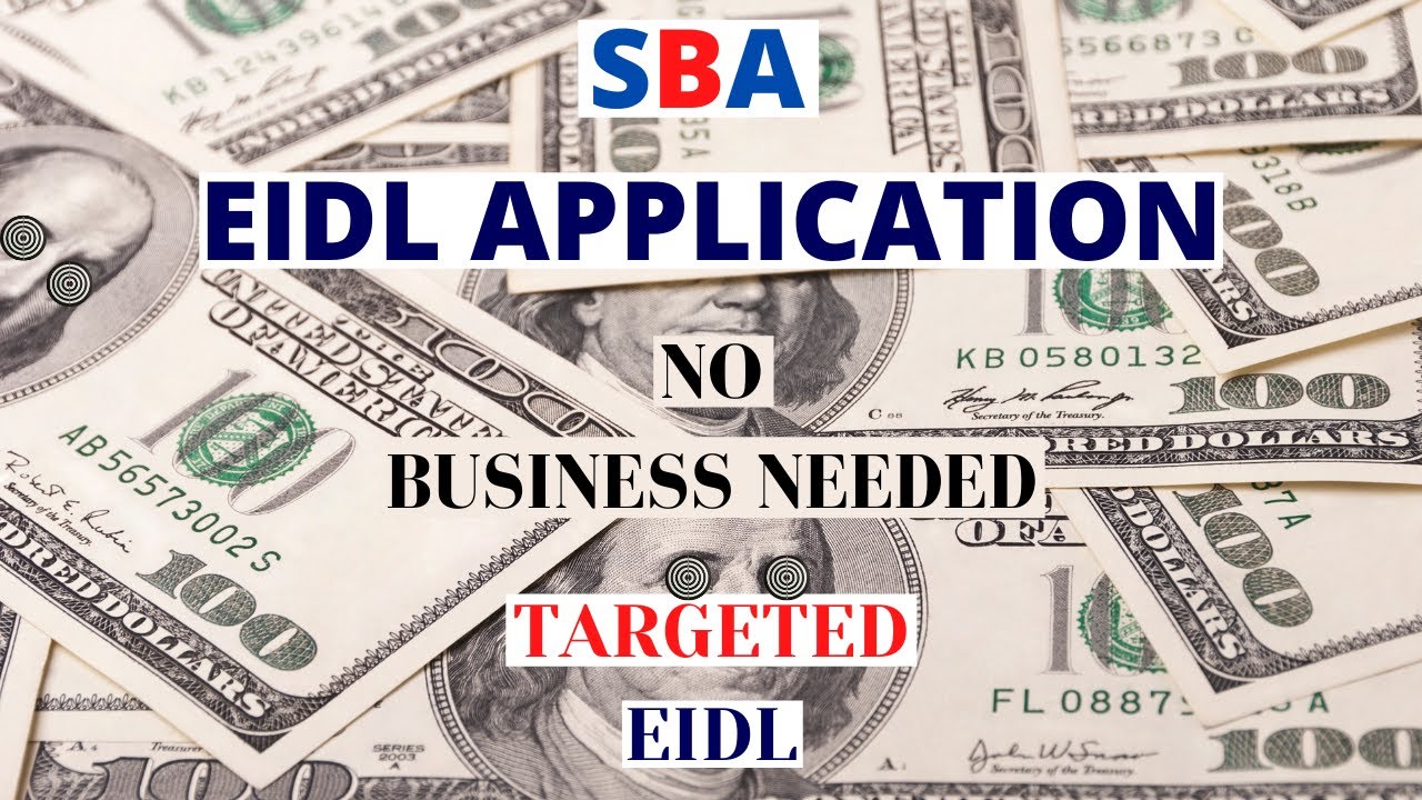 How to Fill out the SBA EIDL Application Without A Business  | Targeted EIDL