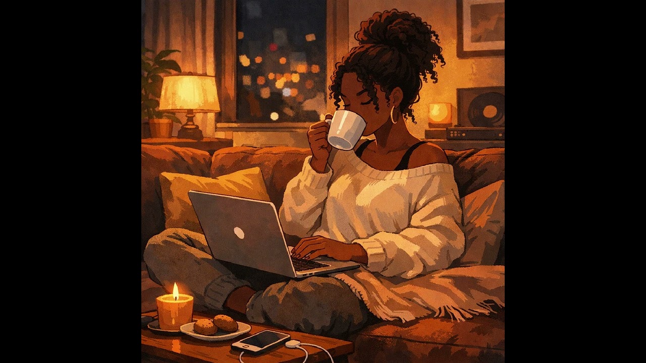 R&B Lofi for Studying Late at Night ☕ Melanin Nights