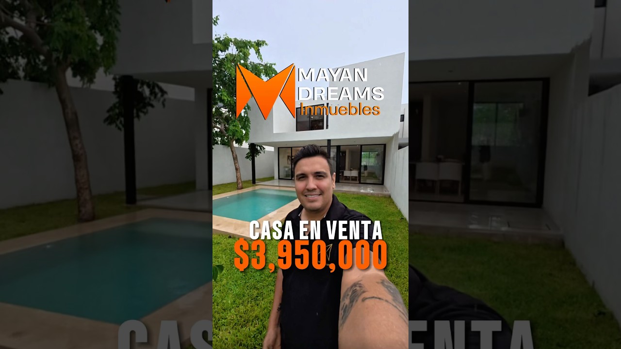 Casa en venta de $3,950,000 pesos al Norte de M&eacute;rida #casaenventa #inmobiliaria #meridayucatan🇲🇽