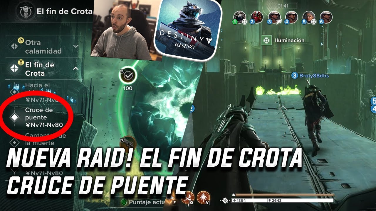 SEGUNDO MAPA DE LA RAID: EL FIN DE CROTA: CRUCE DE PUENTE | DESTINY RISING