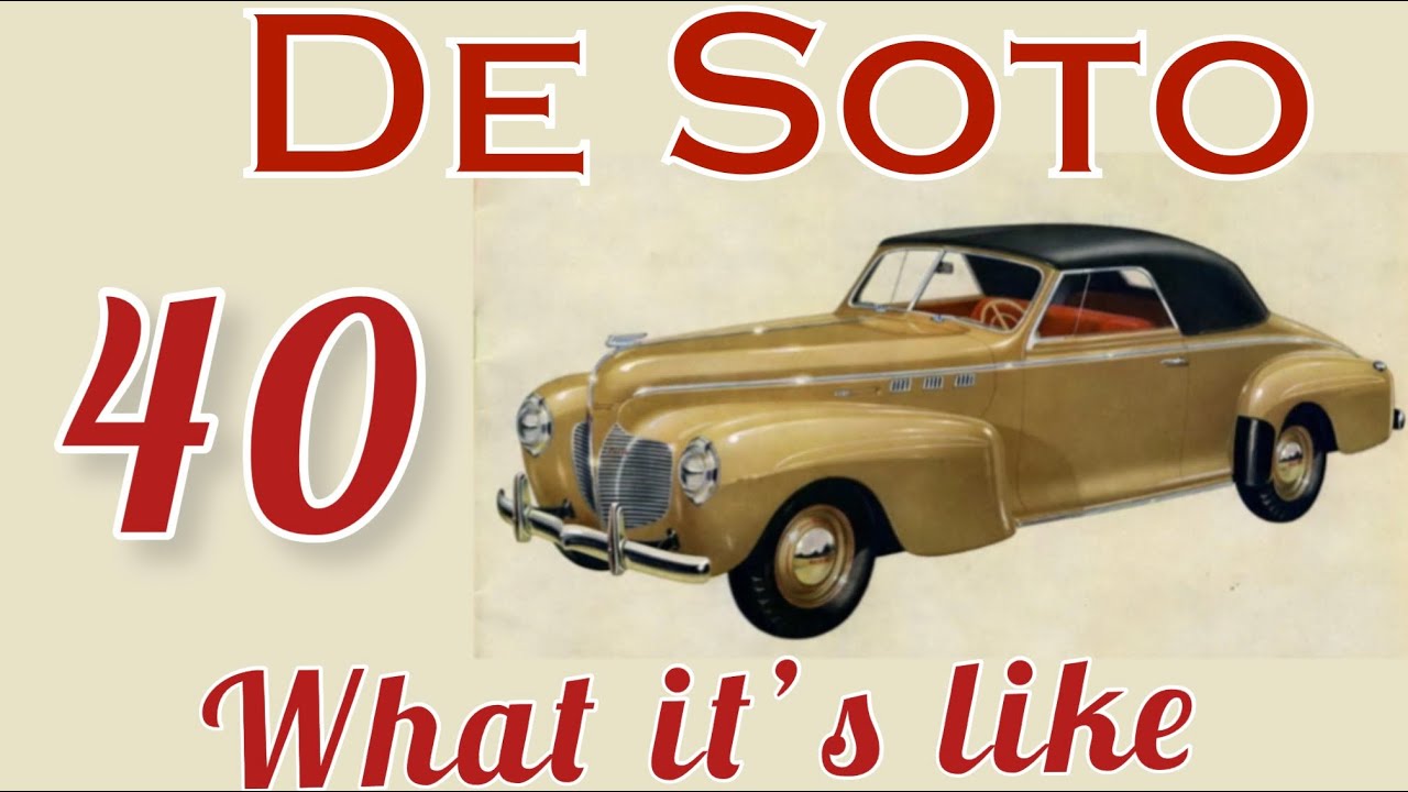 Кабриолет de Soto S7C 1940 года, очень интересный капот-бабочка