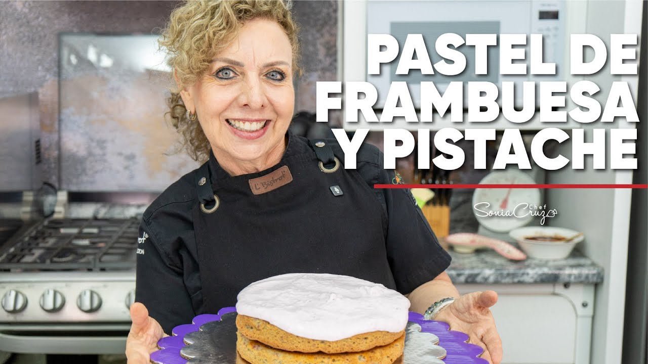 Pastel de Frambuesa y Pistache