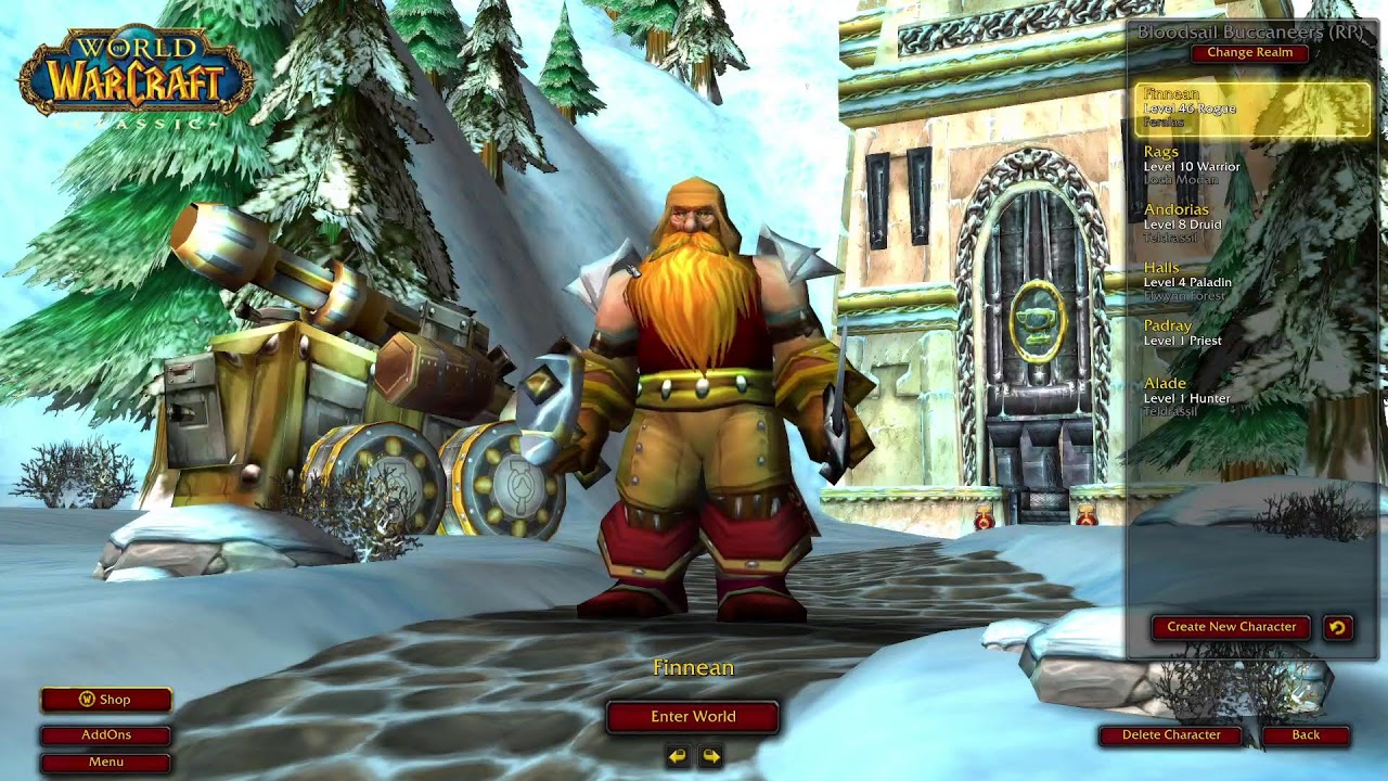 WoW Hardcore Finnean Dwarf Rogue - lvl 46