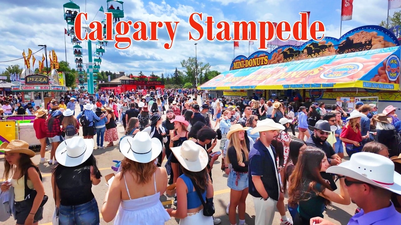Calgary Stampede - Stampede Park 4K Walking Tour