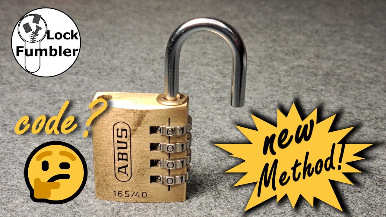 [182] How to decode the ABUS 165/40 with my new method 💡