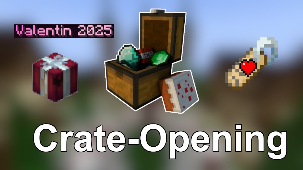 Heute war doch Valentinstag oder? Egal, rein in die Crates!