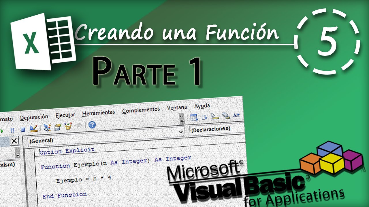 Creando una Función Parte 1 | VBA Excel 2013 #5