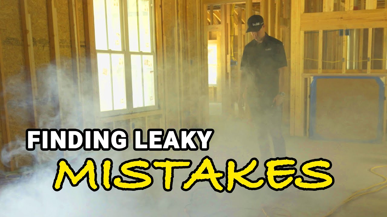 Secrets to Airtight Homes: Blower Door Test with Fog in Action