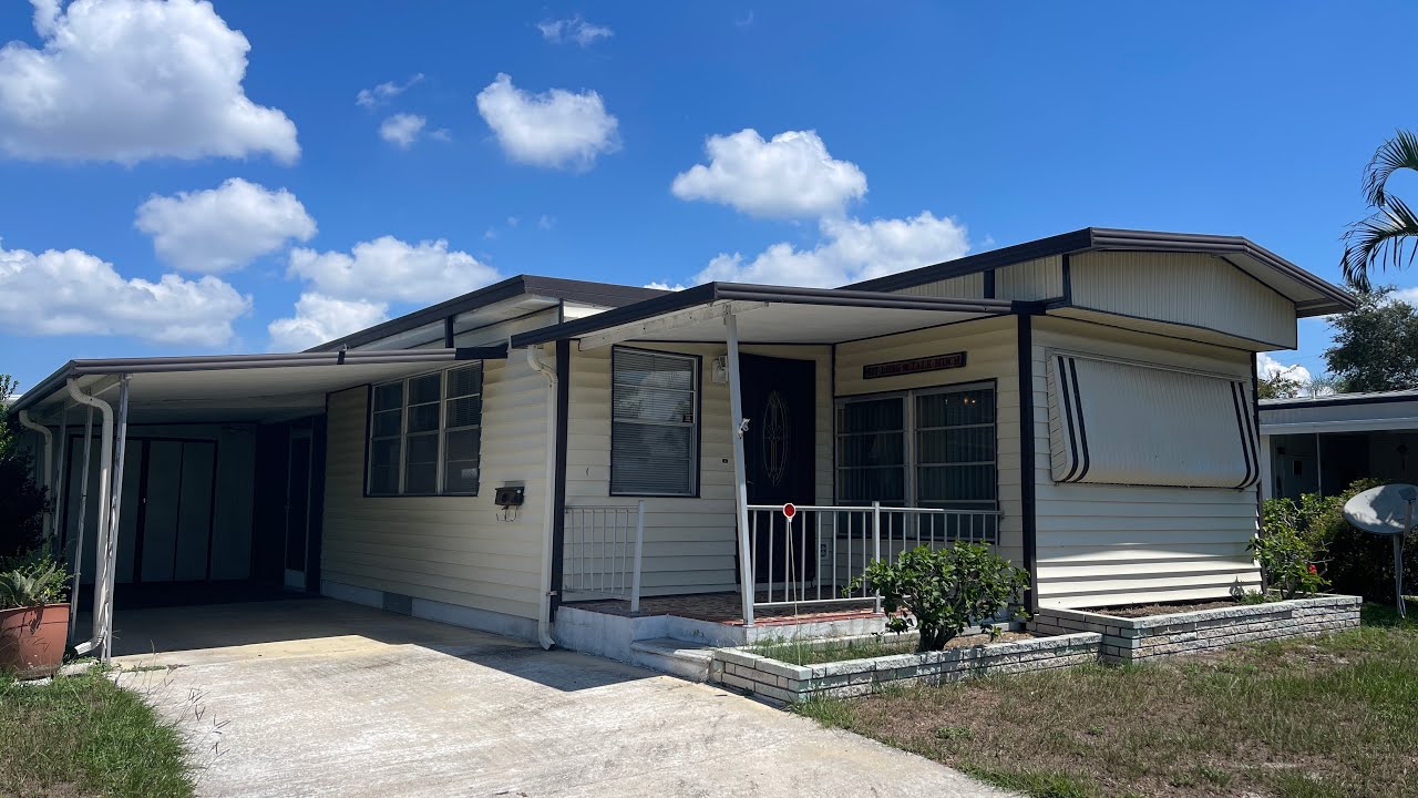 NOW $12,900  Motivated! Golf Course View Mobile Home Tour - 508 44th Ave E Lot N-28 Bradenton, FL