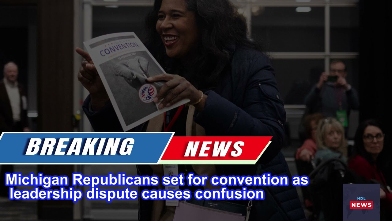 Michigan Republicans set for convention as leadership dispute causes confusion