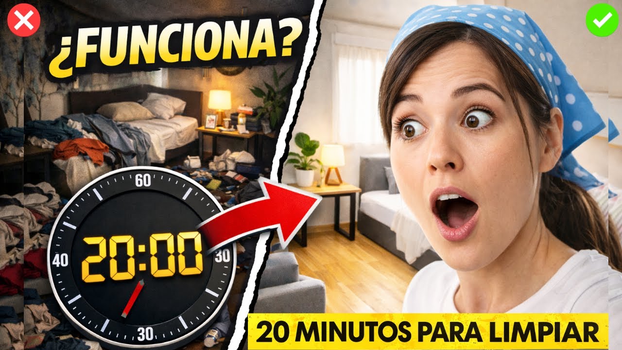 Probé el método japonés de 20 minutos para limpiar no esperaba esto