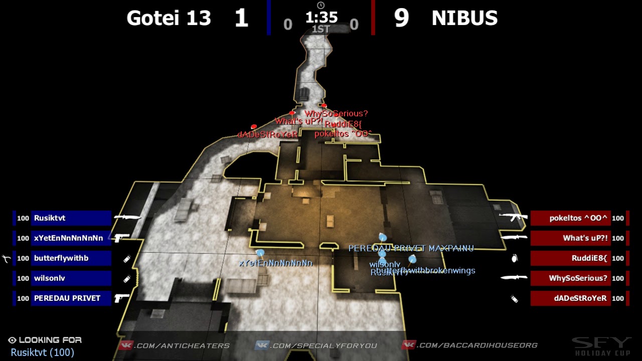 SPECIALLY FOR YOU HOLIDAY CUP: NIBUS vs Gotei-13