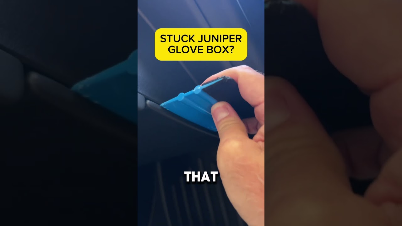 EASY Fix For A Stuck 2026 Tesla Model Y Juniper Glove Box