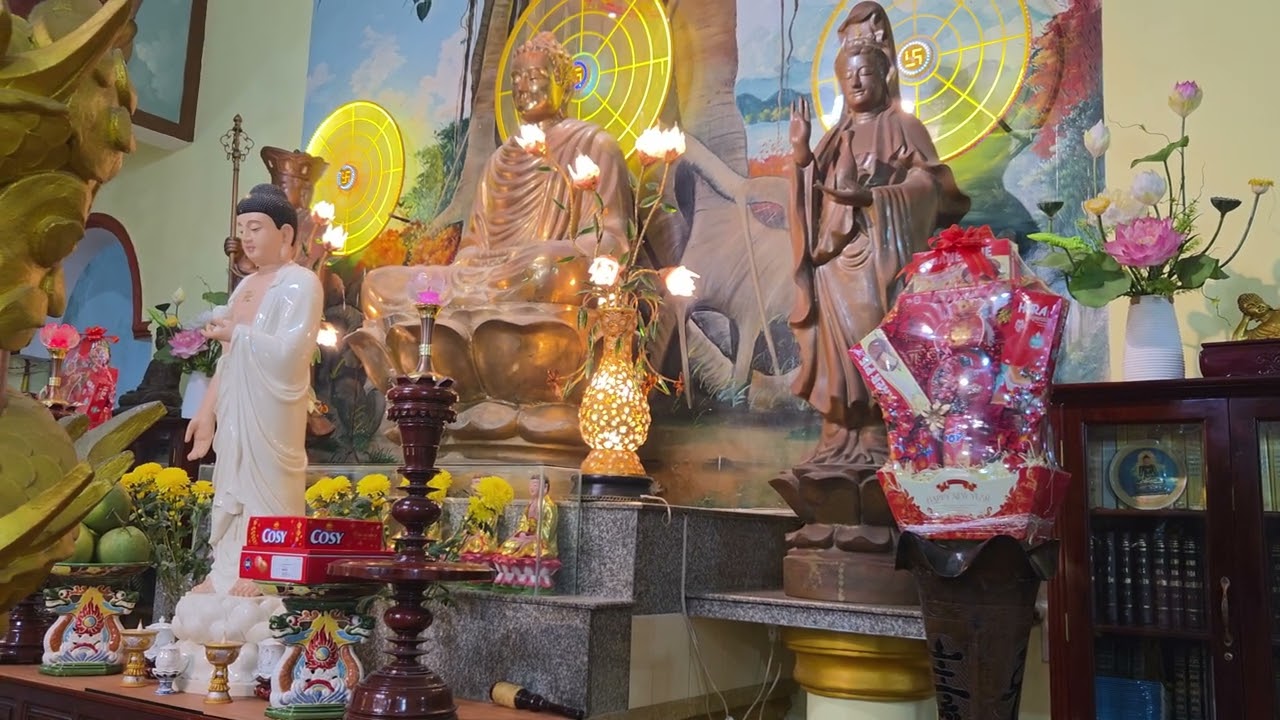 Về chùa Chánh Thiên tụng kinh VÔ LƯỢNG THỌ kính mừng ngày Kỷ niệm Đức Phật A-di-đà | @lieule9324