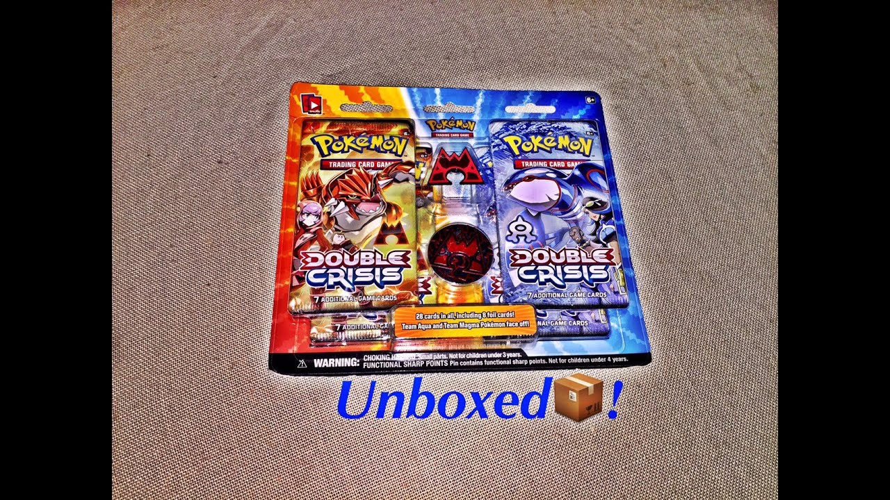 Double Crisis Blister packs Unboxed with PokeTwon - Ep 21