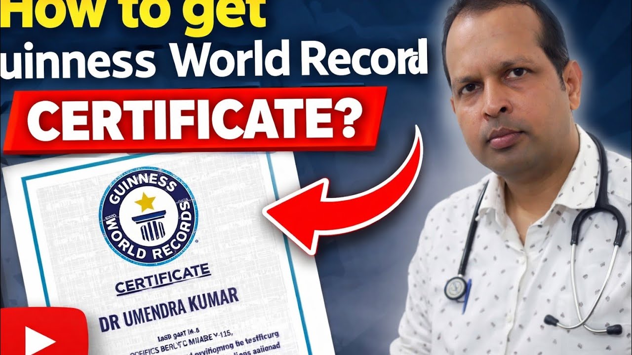 How to download or order Guiness World Records Certificate?Step by step guide. #YouTube.